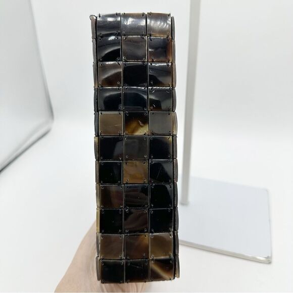 Shiraleah Brown Shell Small Handbag Vintage - Picture 5 of 8